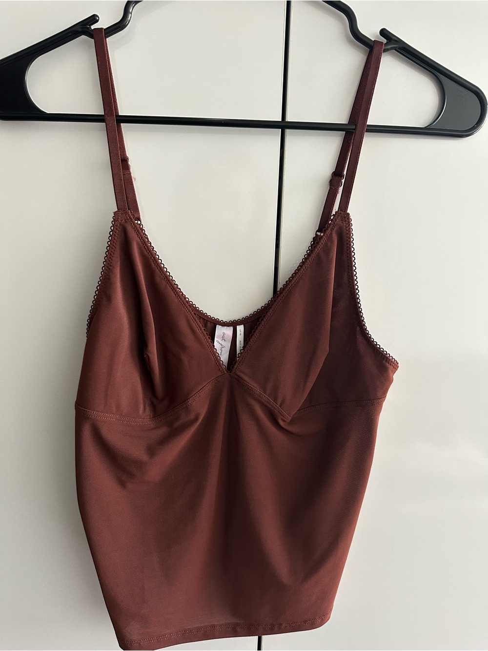 Urban Outfitters Chocolate Brown V neck Top